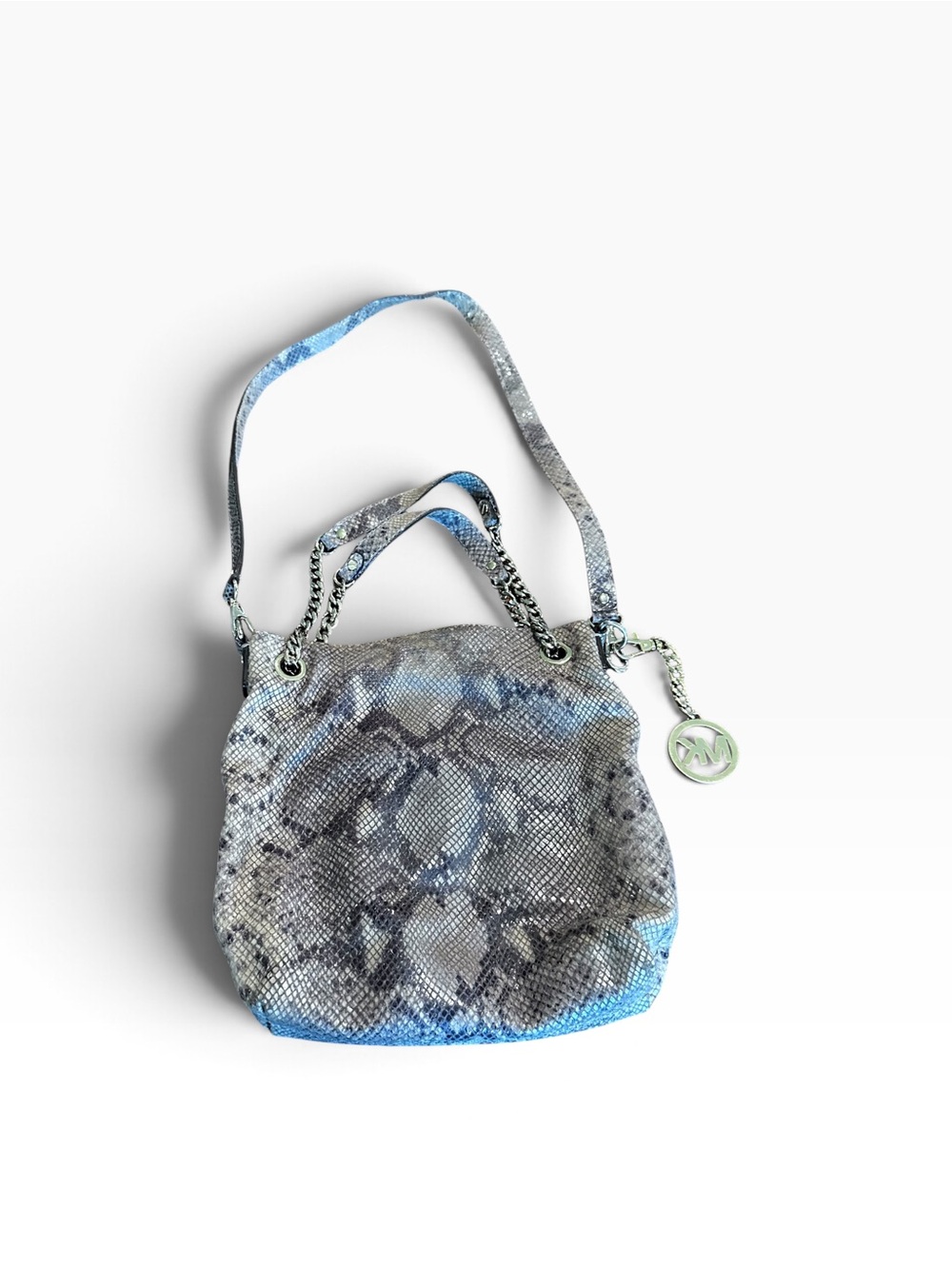 Michael Kors Snakeskin Chain Shoulder Purse Bag & Dust Bag